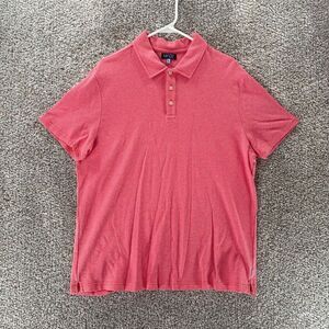 Made Cam Newton‎ Polo Shirt Mens Extra Large Pink Stripes Preppy Cotton Casual